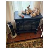 Fireplace, Heater, & Decor