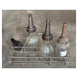 Glass Motor Oil Bottles