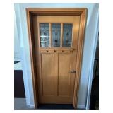 36x79 Door w Stained Glass