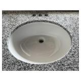 Mission white Sink Top