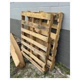 2 wooden pallets