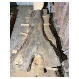 2 pecan live edge slabs