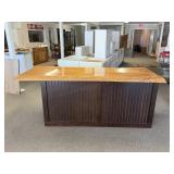 Custom Live Edge Top and Cabinet