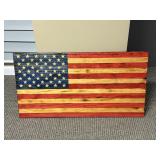 Wooden American Flag