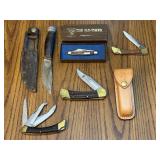 5 Knives incl Schrade Old Timer - etc