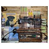 3 Bow & Arrow incl.  Big Bear, Compound bows,