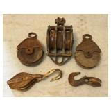 Pulleys - Hooks - etc