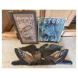 Peters, Fishing Lodge, American Eagle wall decor