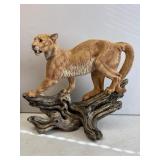 Large 2 ft Ceramic Wildcat