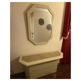 Mirror and Wall Table