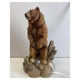 Ceramic Grizzley Bear Statue