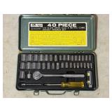 40 pc Socket Wrench Set SAE & Metric combo