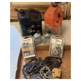 Chain Saw Bar Oil & Links