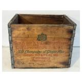 Evansville Ind Canada Dry Wood Crate