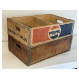 Pepsi & RC Wood Crates