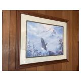 Framed Eagle Print