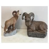 Wild Ram Statues