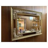 Ornate Victorian Shadow Box Mirror & Decor