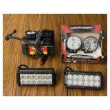 LED Vehicle Lights & Tire Air Compressor