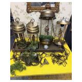 3 Vintage Raindrop Lamps