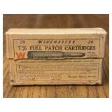Vintage Winchester 7mm Full Patch Cartridges