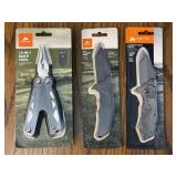 3 new Ozark Trail Knives & Multi Tool