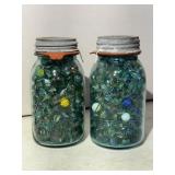 2 Jars of Marbles