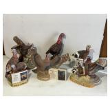 6 Wild Turkey Decanters