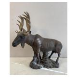 Large Moose Ceramic Statue