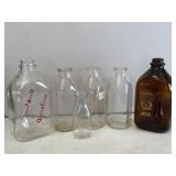Old Glass Milk Jars & Jugs