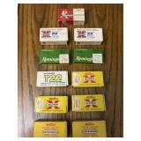 22 short rim fire cartridges