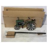 Metal Tractor Yard Ornament