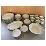 Sheffield Blue Whisper Porcelain Fine China Set