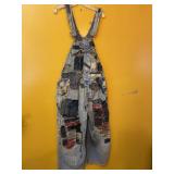 Patchwork Denim Overalls