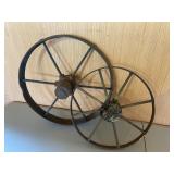 Pair of Wagon Wheels