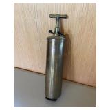 Antique Brass Hand-Pump Fire Extinguisher