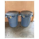 Rubbermaid Trash Bins