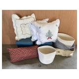 Throw Pillows, Baskets & Misc.