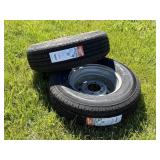 2 Trailer Tires ST225/75R15