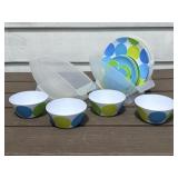 Plastic Plates, Bowls & Organizer