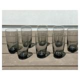 Smoke Gray Glass Tumblers