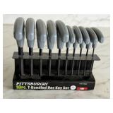 10 Pc T-Handled Hex Key Set (SAE)
