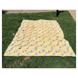 Colorful Quilt (has flaw in middle, see picture)