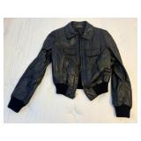 Genuine Leather Girls Jacket Size 9/10