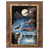 Framed Velvet Artwork