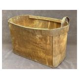 Wood Slat Fruit Basket