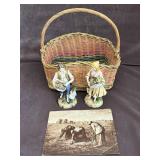 Harvest Figurines, Photo & Basket
