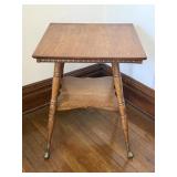 Victorian Style Parlor Table with Ball Claw Feet