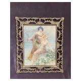 Framed Artwork marked "Printed in Germany"