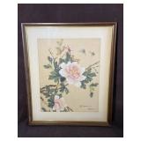 Framed Artwork - Chinese Silk Style Painting